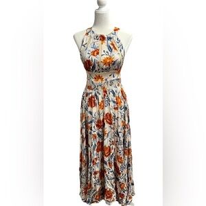Anthropologie Abel the Label Floral Boho Maxi dress